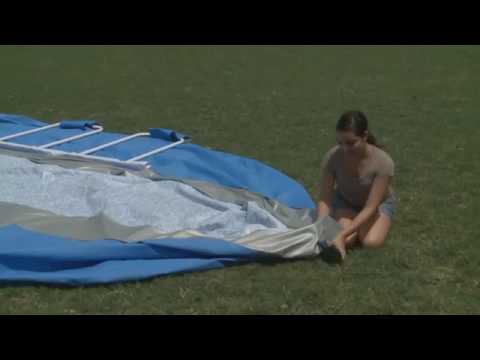 Видео: Монтаж надувного бассейна Bestway