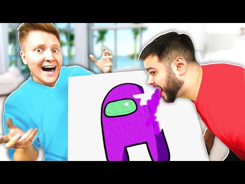 Видео: Рисуем Каждой ЧАСТЬЮ ТЕЛА! **Челлендж**
