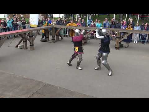 Видео: КАН 2022 Школьный Турнир 4 Бой Полуторный меч Мужчины