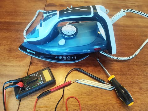 Видео: Ремонт утюга Vitek VT-8304 BK. Разборка, типичные неисправности, простой ремонт утюга дома.