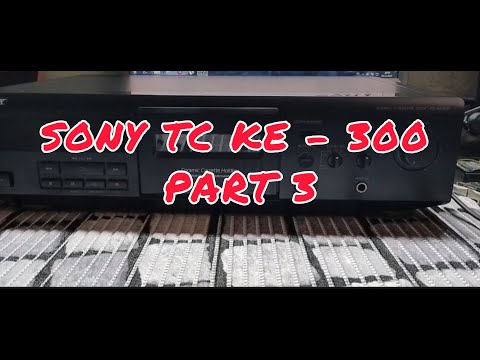 Видео: Кассетная дека SONY TC KE 300. Часть 3. Настройка записи.