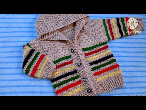 Видео: 2 qism. 2-4 yoshli Bolalar uchun JEMPER  to‘qish. Болалар учун Жемпер тýķиш.  Вязание Кардигана