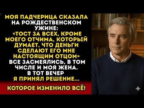 Видео: ПАДЧЕРИЦА НАЗВАЛА МЕНЯ «НЕНАСТОЯЩИМ ОТЦОМ» НА РОЖДЕСТВО. ЖЕНА СОГЛАСИЛАСЬ. ТОГДА Я…
