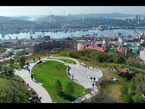 Видео: Нагорный парк | май | Владивосток.