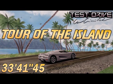 Видео: Test Drive Unlimited - НОВЫЙ РЕКОРД В ТУРЕ ПО ОСТРОВУ / TDU Tour of the Island in 33'41"45