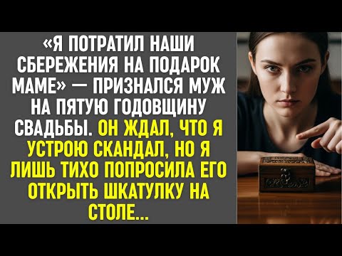Видео: Муж признался, что потратил наши сбережения на мать. Я лишь тихо попросила его открыть шкатулку.