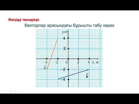 Видео: Векторлық физикалық шамалар  4 бөлім