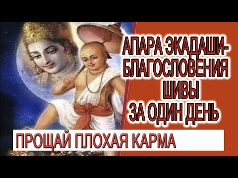 Видео: Апара Экадаши - Все благословение Шивы за один день! Прощай плохая карма!