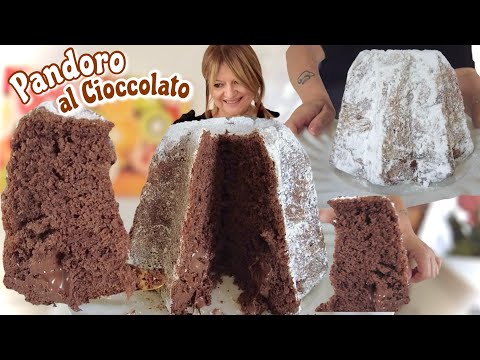 Видео: Легкий и очень мягкий ШОКОЛАДНЫЙ ПАНДОРО с Нутеллой.