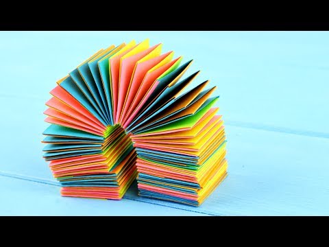 Видео: ИГРУШКА - ПРУЖИНКА из БУМАГИ