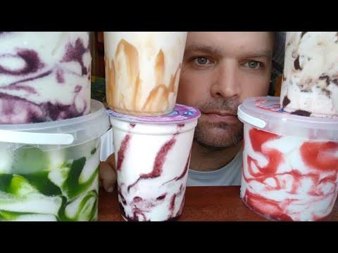 Видео: ВСЕ ВКУСЫ мороженое Полюс / ОБЖОР Славица