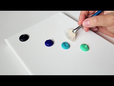 Видео: Как очень легко нарисовать Аврору / Легкая техника живописи / Акриловая живопись для начинающих