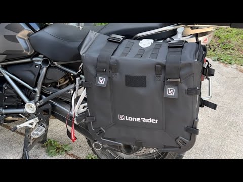 Видео: Обзор на мягкие кофры Lone Rider для мотоцикла BMW R1200GS Adventure