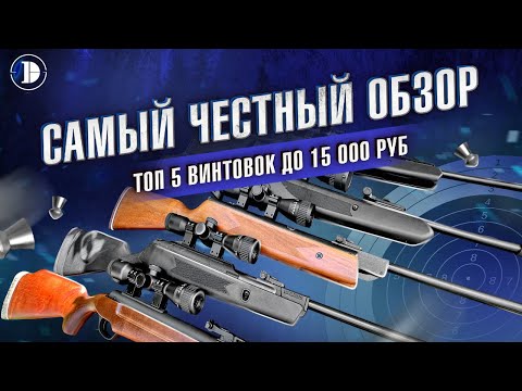 Видео: Честный обзор! Рейтинг 5 винтовок до 15 000 руб. Тесты на пенетрацию, кучность стрельбы и скорость.