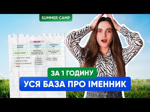 Видео: УСЯ БАЗА ПРО ІМЕННИК ЗА 1 ГОДИНУ? | ONLY SCHOOL #нмт2026 #укр #нмтна200