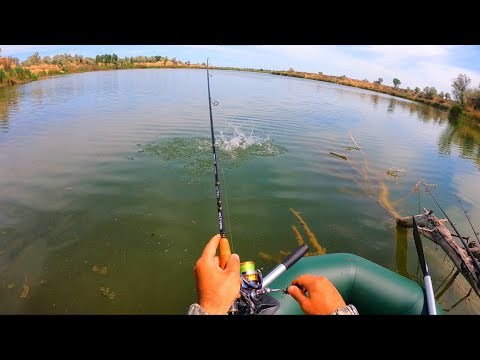 Видео: С КАЖДЫМ ЗАБРОСОМ РЫБА ВСЁ КРУПНЕЕ! Рыбалка с новой лодки.