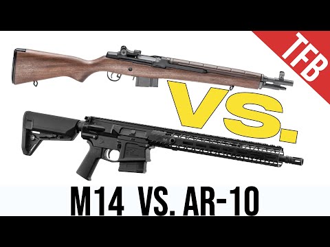 Видео: Springfield M1A Tanker против Aero M5 AR-10: битва DMR