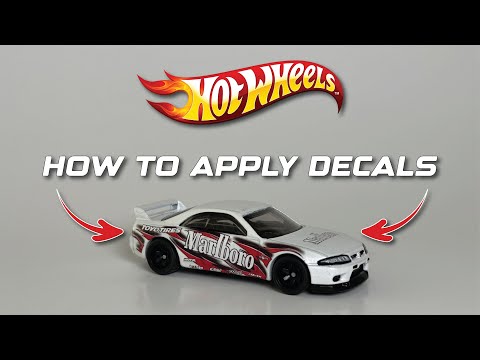 Видео: КАК НАНЕСТИ НАКЛЕЙКИ HOTWHEELS #hotwheels