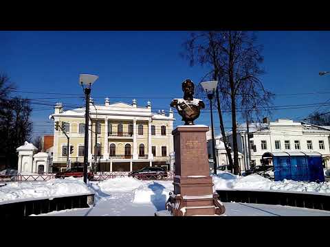 Видео: Экскурсия Петромитрополитский (Мукомольный) переулок и Димитриевский сквер в Ярославле