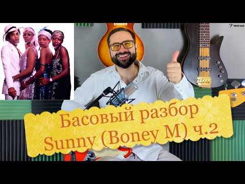 Видео: Басовый разбор - Sunny  (Boney M) 2 часть