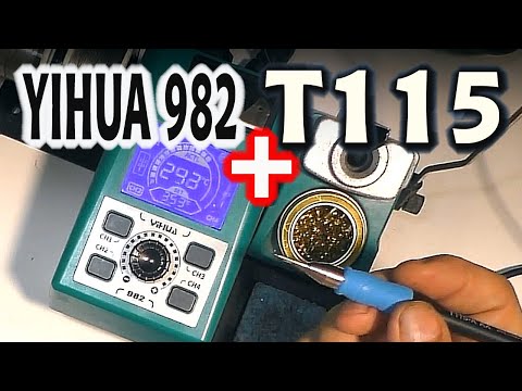 Видео: Колхозим T115 ручку на паяльную станцию YIHUA 982