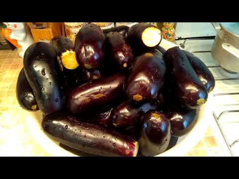 Видео: Отварные баклажаны на зиму. Рецепт