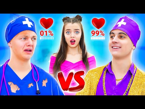 Видео: Богатый  VS Бедный Доктор В Больнице! Как Влюбить В Себя Доктора?