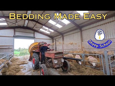 Видео: Упрощенная соломенная подстилка. Модернизация измельчителя.