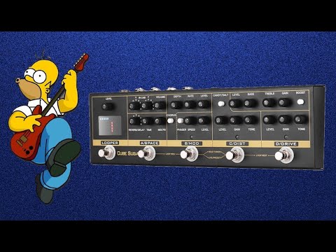 Видео: Мультипедаль CUVAVE cube SUGAR с AliExpress!!! (перезалив)