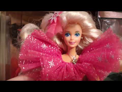 Видео: Обзор Barbie Happy Holidays 1988, 1989, 1990, 1997, Barbie Celebration 2000, Barbie Holiday 2004.