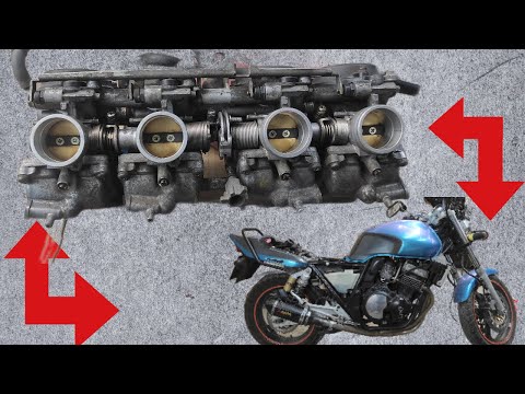 Видео: Honda cb 400 Что оказалось внутри карбюраторов за сезон