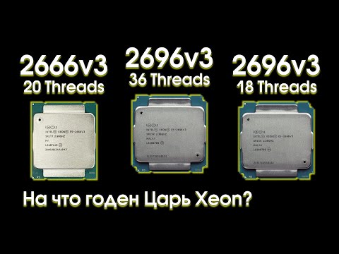 Видео: Сравнительный тест Xeon 2696v3 и 2666v3.