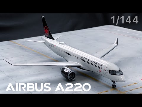 Видео: Сборка модели A220-300 Air Canada, 1/144, Восточный Экспресс (English subs)