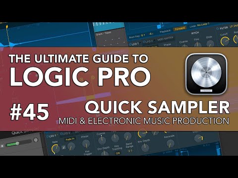 Видео: Logic Pro #45 — Быстрый сэмплер