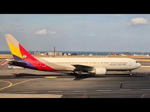 Видео: Последний Boeing 767-300 а/к Asiana Airlines | Рейс Чеджу — Сеул