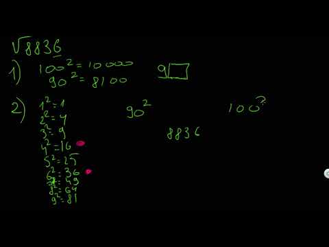 Видео: Извлечь корень квадратный из большого числа