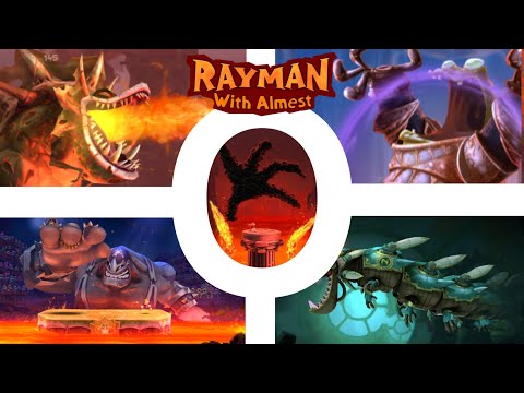 Видео: Rayman Legends - Все Боссы (Без Урона)