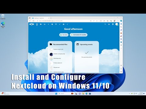 Видео: Как установить и настроить NextCloud в Windows 11/10