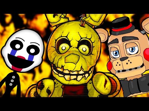 Видео: СУПЕР ФНАФ!! ФИНАЛ СО СПРИНГТРАПОМ!! - SUPER FNAF [Прохождение] - #7