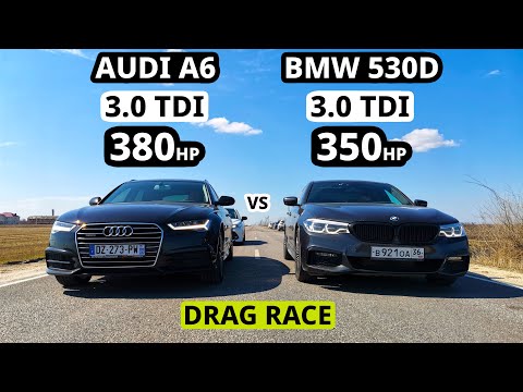 Видео: БЕШЕНАЯ AUDI A6 3.0 TDI vs BMW G30 530D ГОНКА. BMW E34 540i vs BMW E60 545i