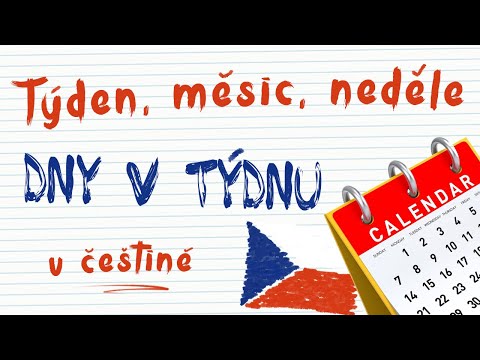 Видео: Урок 6. Дни недели на чешском языке, месяц, год и другое