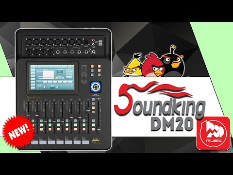 Видео: SOUNDKING DM20 - доступный цифровой микшерный пульт