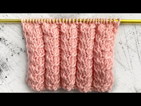 Видео: Узор ёлка поворотными рядами