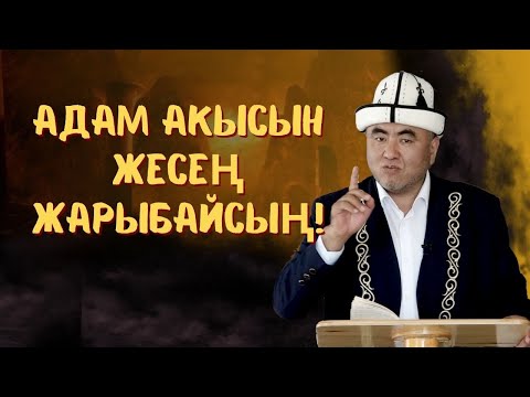 Видео: АДАМ АКЫСЫН ЖЕСЕҢ ЖАРЫБАЙСЫҢ!