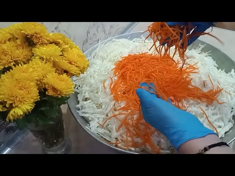 Видео: КАПУСТА ХРУСТИТ НЕ ТЕМНЕЕТ НЕ ТЯНЕТСЯ ! ТАКАЯ КАПУСТА СТОИТ ДОЛГО. СЪЕДАЕТСЯ ЗА ДВА ДНЯ !💚
