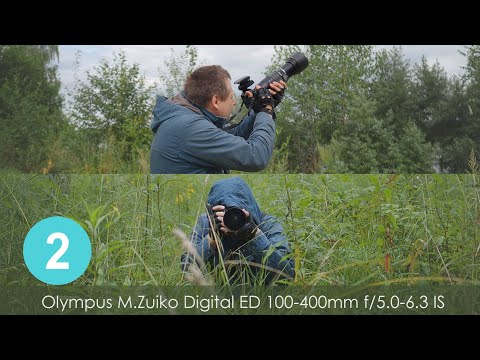 Видео: Olympus M.Zuiko Digital ED 100-400mm f/5.0-6.3 IS в Полях (Часть 2)