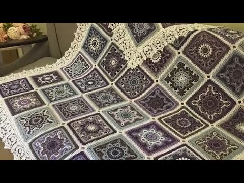 Видео: Анонс МК . Хлопковый плед -покрывало из мотивов крючком . (23.01.25)