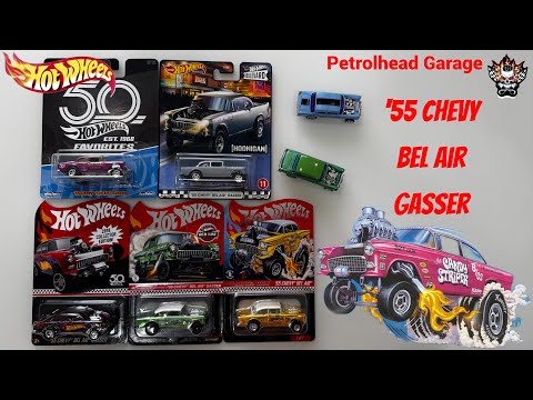 Видео: '55 Chevy Bel Air Gasser от Hot Wheels