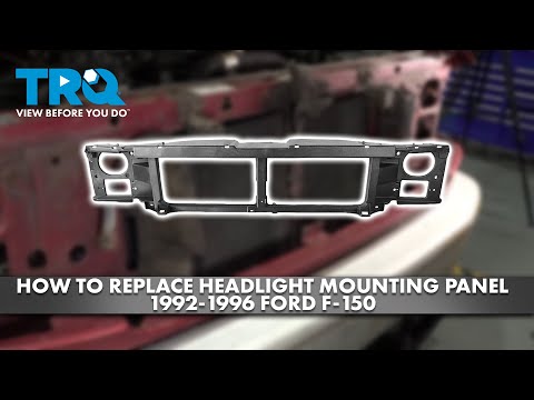Видео: Как заменить монтажную панель фары на Ford F-150 1992-1996 годов