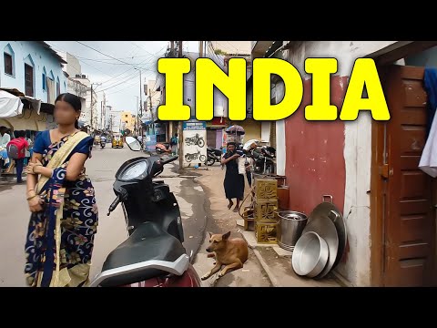 Видео: Этот индийский район вас удивит 🇮🇳 | Прогулка в формате 4K